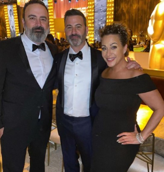 Jill with her brothers Jimmy Kimmel and Jonathan Kimmel